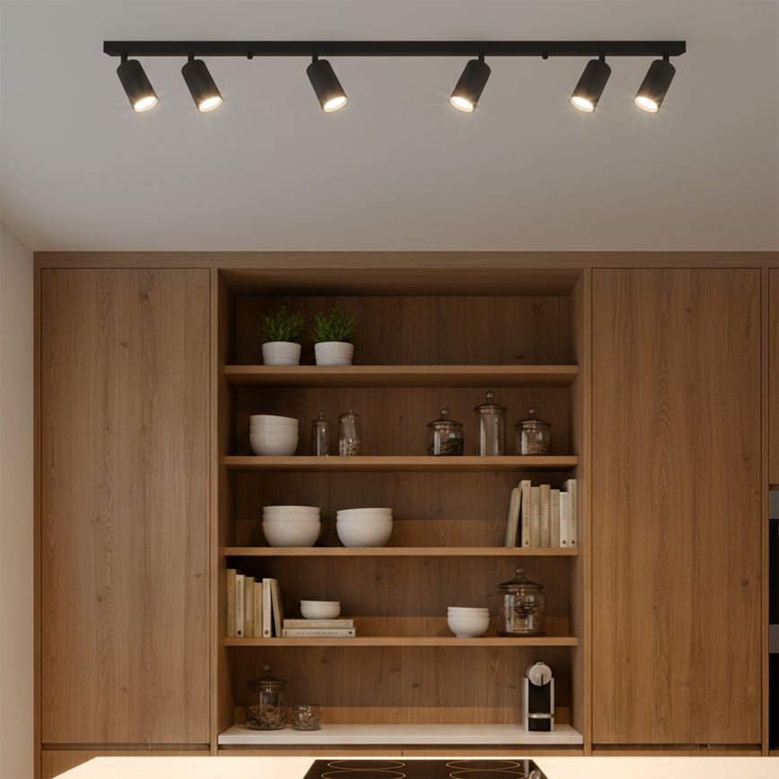 Brilagi - LED RGBW Stmívatelné bodové svítidlo SELE MODERN 6xGU10/6,5W/230V 2700-6500K Wi-Fi černá