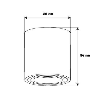 Brilagi - LED RGBW Stmívatelné bodové svítidlo MIA 1xGU10/4,8W/230V 3000K 84x80 mm béžová + dálkové ovládání
