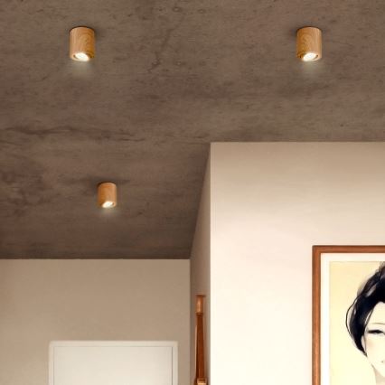Brilagi - LED RGBW Stmívatelné bodové svítidlo MIA 1xGU10/6W/230V 3000K 84x80 mm hnědá + dálkové ovládání