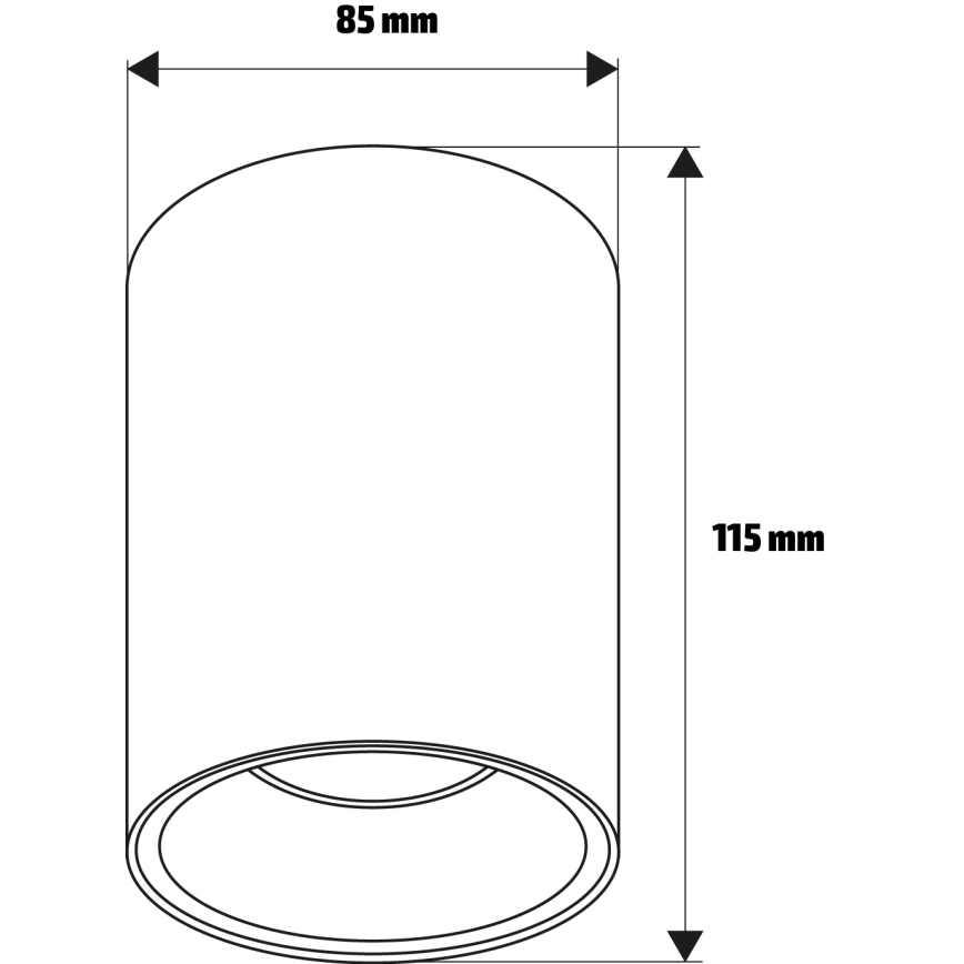 Brilagi - LED RGBW Stmívatelné bodové svítidlo TRINE 1xGU10/30W/230V 2700-6500K Wi-Fi béžová/zlatá