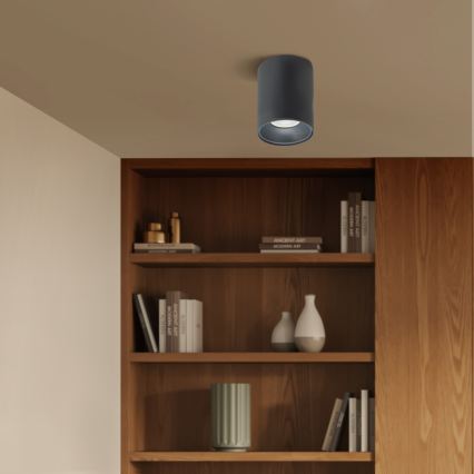 Brilagi - LED RGBW Stmívatelné bodové svítidlo TRINE 1xGU10/4,8W/230V 3000K antracit + dálkové ovládání