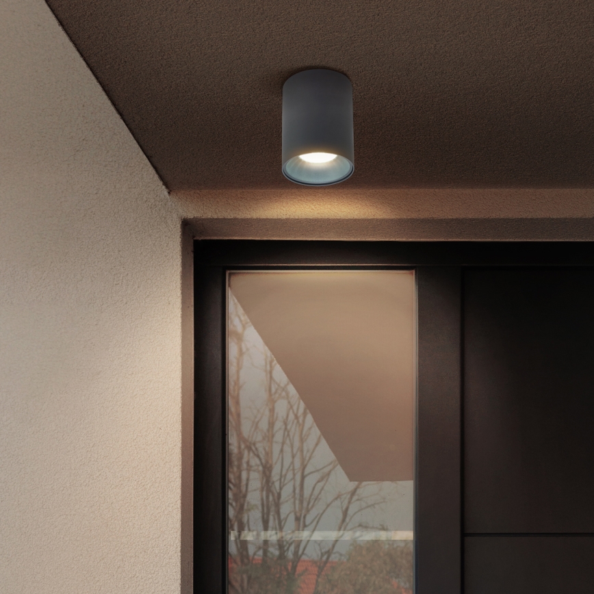 Brilagi - LED RGBW Stmívatelné bodové svítidlo TRINE 1xGU10/4,8W/230V 3000K antracit + dálkové ovládání