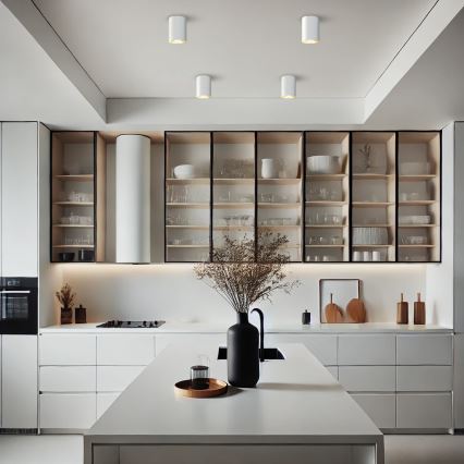 Brilagi - LED RGBW Stmívatelné bodové svítidlo TRINE 1xGU10/4,8W/230V 3000K bílá/zlatá + dálkové ovládání
