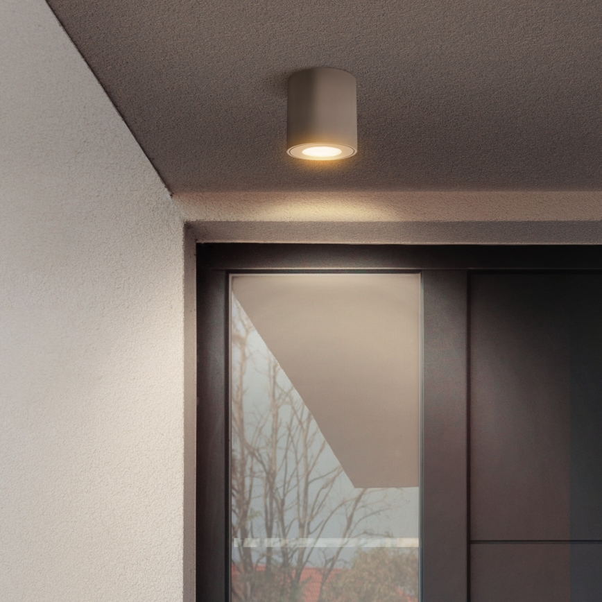 Brilagi - LED RGBW Stmívatelné koupelnové svítidlo MIA 1xGU10/4,8W/230V 3000K 84x80 mm béžová IP54 + dálkové ovládání