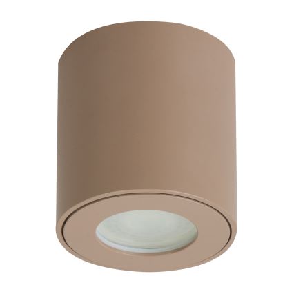 Brilagi - LED RGBW Stmívatelné koupelnové svítidlo MIA 1xGU10/4,8W/230V 3000K 84x80 mm béžová IP54 + dálkové ovládání