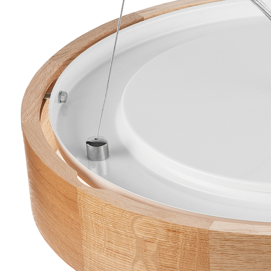 Brilagi - LED RGBW Stmívatelný lustr na lanku CARVALHO 2xE27/15W/230V 2700-6500K Wi-Fi dub pr. 37 cm