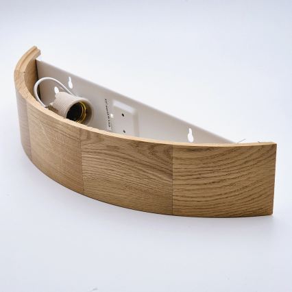 Brilagi - LED RGBW Stmívatelné nástěnné svítidlo CARVALHO 1xE27/15W/230V 2700-6500K Wi-Fi dub