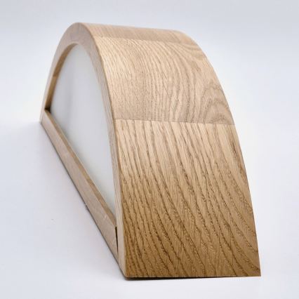 Brilagi - LED RGBW Stmívatelné nástěnné svítidlo CARVALHO 1xE27/15W/230V 2700-6500K Wi-Fi dub