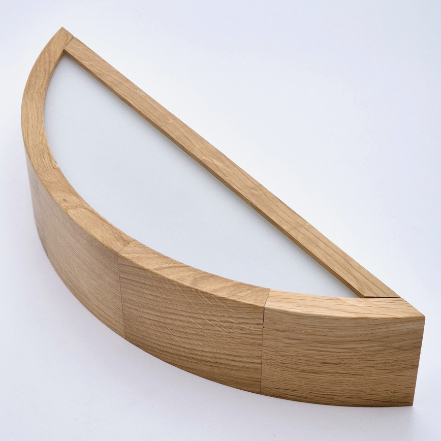 Brilagi - LED RGBW Stmívatelné nástěnné svítidlo CARVALHO 1xE27/15W/230V 2700-6500K Wi-Fi dub