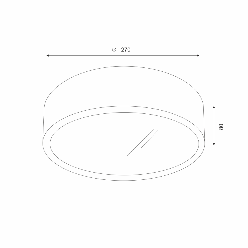 Brilagi - LED RGBW Stmívatelné stropní svítidlo CARVALHO 1xE27/15W/230V 2700-6500K Wi-Fi dub pr. 27,5 cm