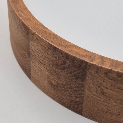 Brilagi - LED RGBW Stmívatelné stropní svítidlo CARVALHO 2xE27/15W/230V 2700-6500K Wi-Fi dub pr. 37,5 cm