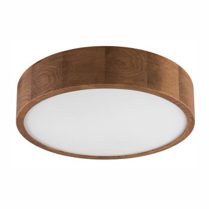 Brilagi - LED RGBW Stmívatelné stropní svítidlo CARVALHO 2xE27/9W/230V 2700-6500K Wi-Fi dub pr. 37,5 cm