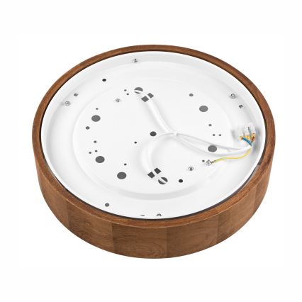 Brilagi - LED RGBW Stmívatelné stropní svítidlo CARVALHO 2xE27/9W/230V 2700-6500K Wi-Fi dub pr. 37,5 cm