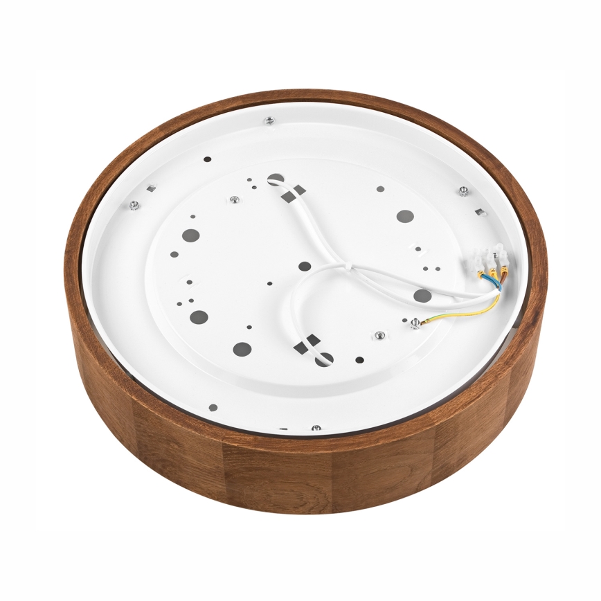 Brilagi - LED RGBW Stmívatelné stropní svítidlo CARVALHO 2xE27/9W/230V 2700-6500K Wi-Fi dub pr. 37,5 cm