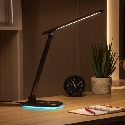 Brilagi - LED RGBW Stmívatelná stolní lampa MODO LED/7W/5V 3000/4000/6500K černá