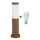 Brilagi - LED RGBW Stmívatelná venkovní lampa 1xE27/9W/230V 2700-6500K IP44 40 cm hnědá