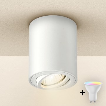 Brilagi - LED RGBW Stmívatelné bodové svítidlo MIA 1xGU10/30W/230V 3000K Wi-Fi 100x80 mm bílá