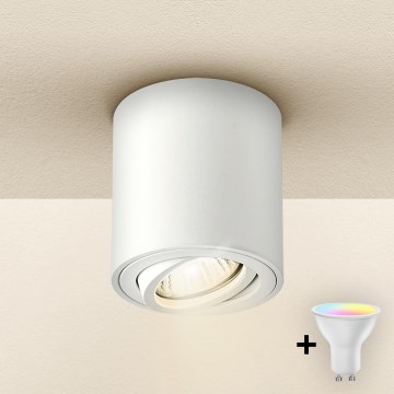 Brilagi - LED RGBW Stmívatelné bodové svítidlo MIA 1xGU10/30W/230V 3000K Wi-Fi 84x80 mm bílá