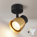 BRILAGI - LED RGBW Stmívatelné bodové svítidlo NUGGET 1xGU10/4,8W/230V černá/zlatá