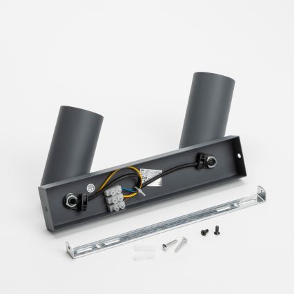 Brilagi - LED RGBW Stmívatelné bodové svítidlo SELE 2xGU10/4,8W/230V 3000K antracit + dálkové ovládání