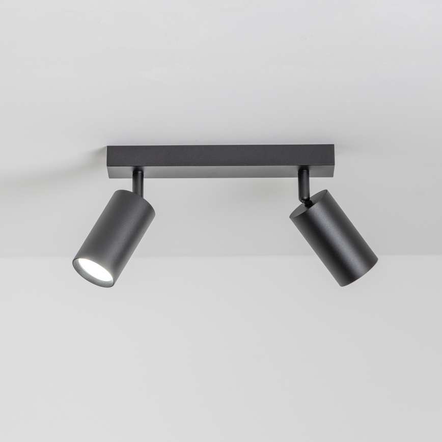 Brilagi - LED RGBW Stmívatelné bodové svítidlo SELE 2xGU10/4,8W/230V 3000K černá + dálkové ovládání