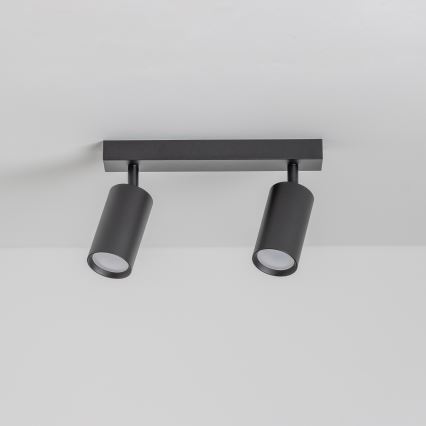 Brilagi - LED RGBW Stmívatelné bodové svítidlo SELE 2xGU10/4,8W/230V 3000K černá + dálkové ovládání