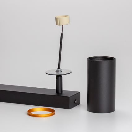 Brilagi - LED RGBW Stmívatelné bodové svítidlo SELE 2xGU10/4,8W/230V 3000K černá/zlatá + dálkové ovládání