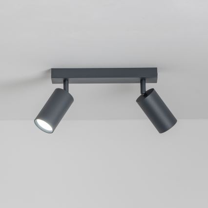 Brilagi - LED RGBW Stmívatelné bodové svítidlo SELE 2xGU10/6W/230V 3000K antracit + dálkové ovládání