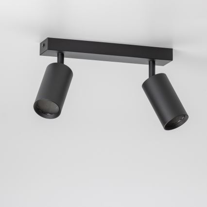 Brilagi - LED RGBW Stmívatelné bodové svítidlo SELE 2xGU10/6W/230V 3000K černá + dálkové ovládání