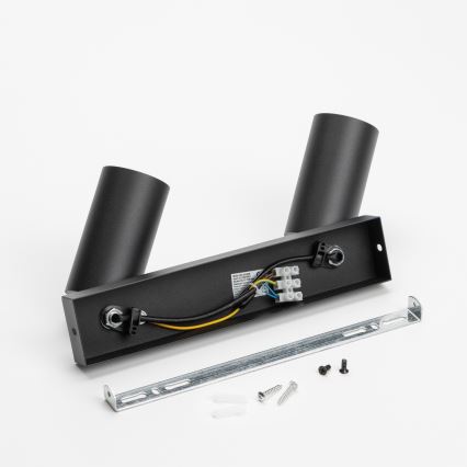 Brilagi - LED RGBW Stmívatelné bodové svítidlo SELE 2xGU10/6W/230V 3000K černá + dálkové ovládání