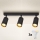 Brilagi - LED RGBW Stmívatelné bodové svítidlo SELE 3xGU10/4,8W/230V 3000K černá/zlatá + dálkové ovládání