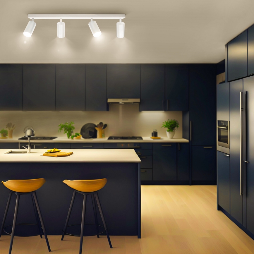 Brilagi - LED RGBW Stmívatelné bodové svítidlo SELE 4xGU10/4,8W/230V 3000K bílá + dálkové ovládání