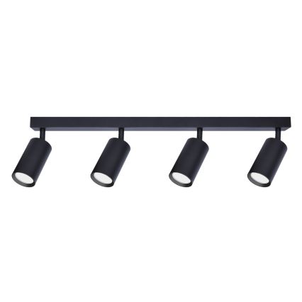 Brilagi - LED RGBW Stmívatelné bodové svítidlo SELE 4xGU10/4,8W/230V 3000K černá + dálkové ovládání