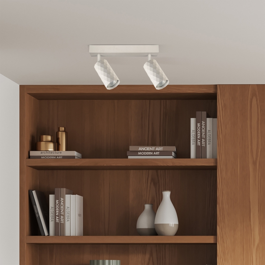 Brilagi - LED RGBW Stmívatelné bodové svítidlo SELE DIAMANT 2xGU10/6W/230V 3000K bílá + dálkové ovládání