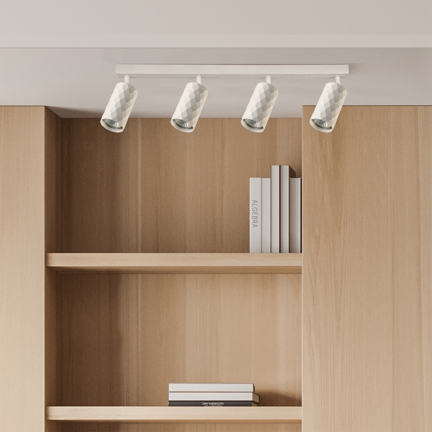 Brilagi - LED RGBW Stmívatelné bodové svítidlo SELE DIAMANT 4xGU10/4,8W/230V 3000K bílá + dálkové ovládání