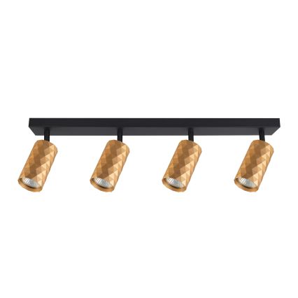 Brilagi - LED RGBW Stmívatelné bodové svítidlo SELE DIAMANT 4xGU10/4,8W/230V 3000K zlatá + dálkové ovládání