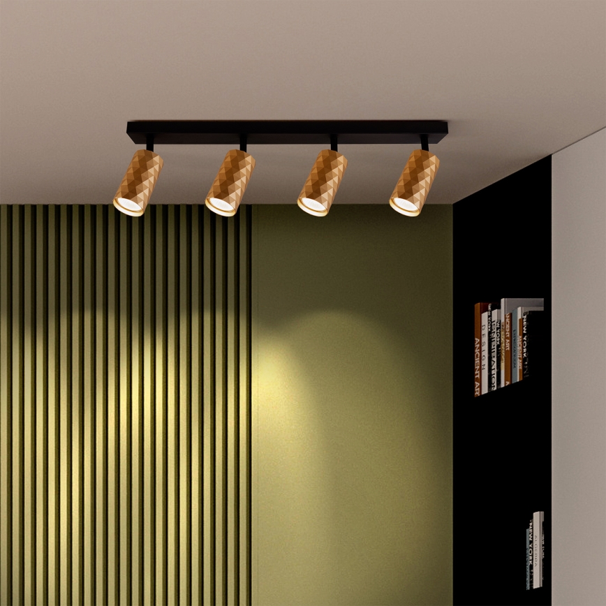 Brilagi - LED RGBW Stmívatelné bodové svítidlo SELE DIAMANT 4xGU10/6W/230V 3000K zlatá + dálkové ovládání