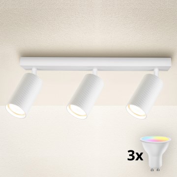 Brilagi - LED RGBW Stmívatelné bodové svítidlo SELE MODERN 3xGU10/6W/230V 3000K Wi-Fi bílá