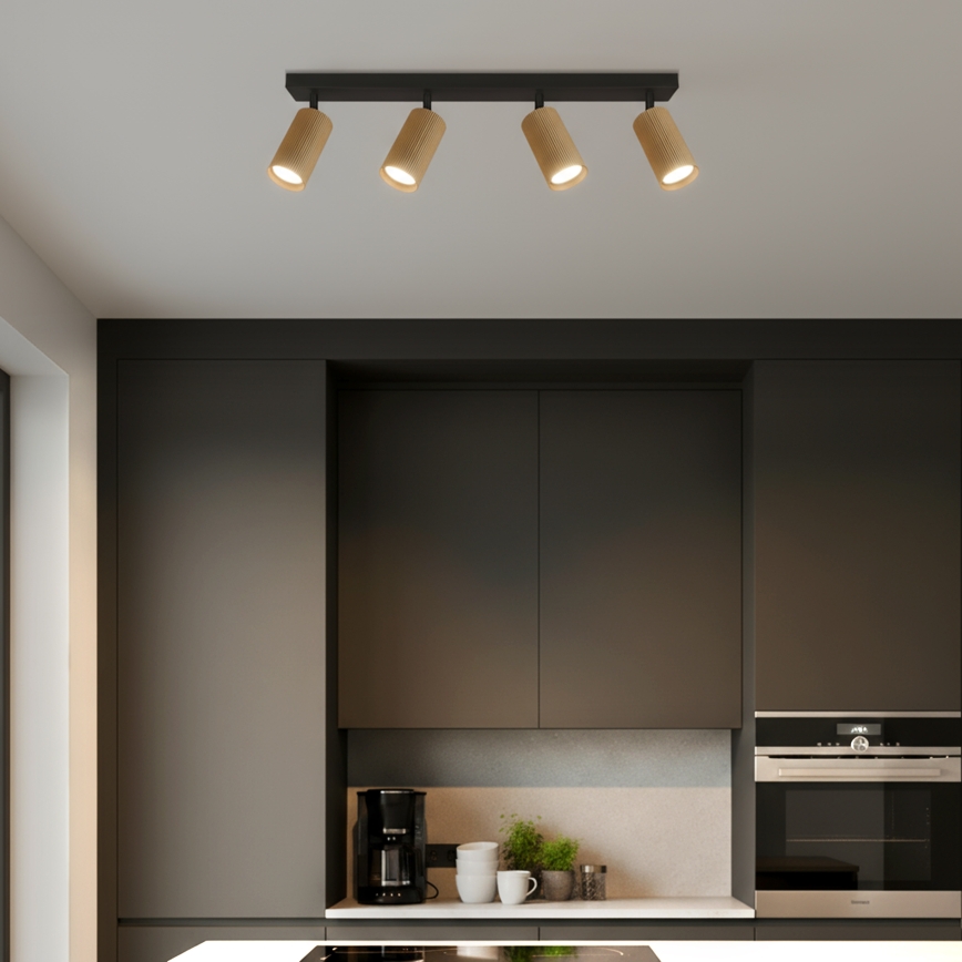 Brilagi - LED RGBW Stmívatelné bodové svítidlo SELE MODERN 4xGU10/4,8W/230V 3000K zlatá + dálkové ovládání
