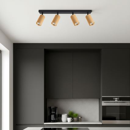 Brilagi - LED RGBW Stmívatelné bodové svítidlo SELE MODERN 4xGU10/4,8W/230V 3000K zlatá + dálkové ovládání