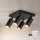 Brilagi - LED RGBW Stmívatelné bodové svítidlo SELE SQUARE 4xGU10/6,5W/230V 2700-6500K černá/zlatá