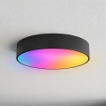 Brilagi - LED RGBW Stmívatelné koupelnové stropní svítidlo CLARE 3xE27/9W/230V 2700-6500K pr. 40 cm IP54 Wi-Fi černá