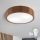Brilagi - LED RGBW Stmívatelné stropní svítidlo CARVALHO 2xE27/9W/230V 2700-6500K Wi-Fi dub pr. 37,5 cm