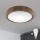 Brilagi - LED RGBW Stmívatelné stropní svítidlo CARVALHO SLIM 1xE27/9W/230V 2700-6500K Wi-Fi dub pr. 27 cm