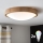 Brilagi - LED RGBW Stmívatelné stropní svítidlo CARVALHO SLIM 2xE27/9W/230V 2700-6500K Wi-Fi dub pr. 37 cm