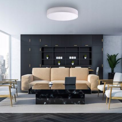 Brilagi - LED RGBW Stmívatelné stropní svítidlo CLARE 5xE27/9W/230V 2700-6500K pr. 60 cm Wi-Fi bílá