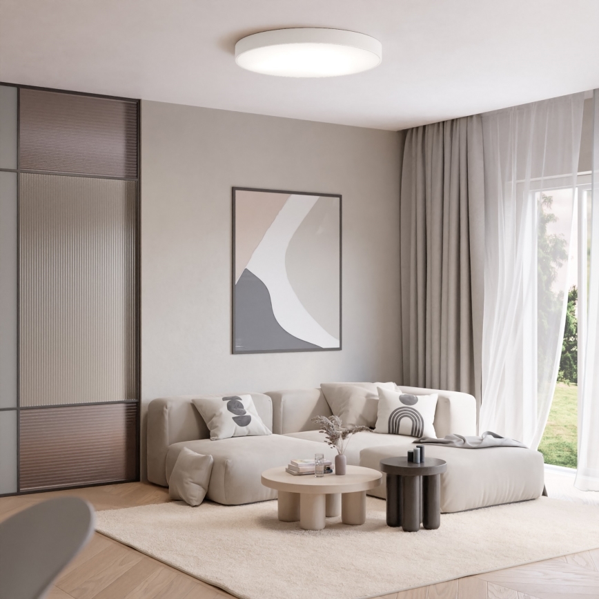 Brilagi - LED RGBW Stmívatelné stropní svítidlo CLARE 5xE27/9W/230V 2700-6500K pr. 60 cm Wi-Fi bílá