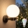 Brilagi - LED RGBW Stmívatelné venkovní nástěnné svítidlo HARBOR 1xE27/9W/230V 2700-6500K IP33 černá/bílá