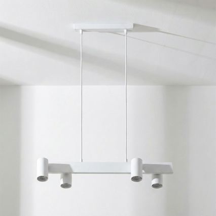 Brilagi - LED RGBW Stmívatelný lustr na lanku SELE 4xGU10/6,5W/230V 2700-6500K bílá