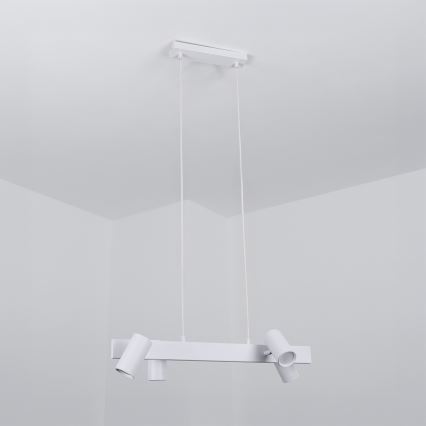 Brilagi - LED RGBW Stmívatelný lustr na lanku SELE 4xGU10/6,5W/230V 2700-6500K bílá